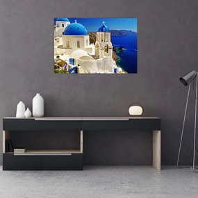 Obraz - Santorini, Grécko (90x60 cm)