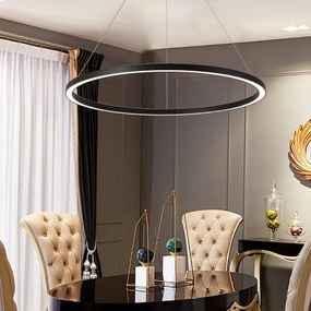 Immax NEO 07158-B80 - LED Stmievateľný luster FINO LED/60W/230V Tuya čierna + DO