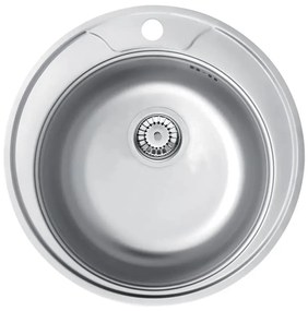 Deante ZHC_0813 - Kuchynský drez TWIST pr. 49 cm satén