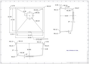 Granitový drez Sinks Frame 457 Titanium