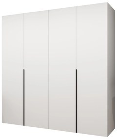 Šatníková skriňa 200 cm Alice 1 (biela + čierna). Akcia -19%. Vlastná spoľahlivá doprava až k Vám domov. 1126115