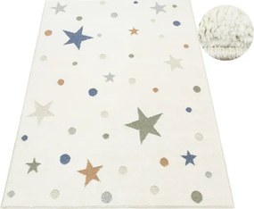 Koberec Esme Kids C5642A biely / krémový