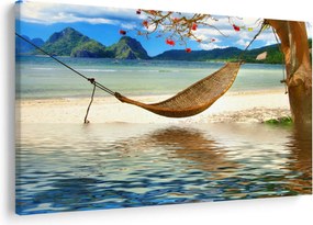 Obraz - Relax na pláži (90x60 cm)