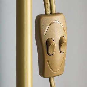 Brilagi - Stojacia lampa ARIANA 1xE27/100W/230V + 1xE14/25W zlatá