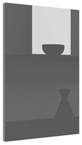 Panel na umývačku Belini odkrytý 45 cm šedý lesk  INF PO45/1/WT/S/0/0