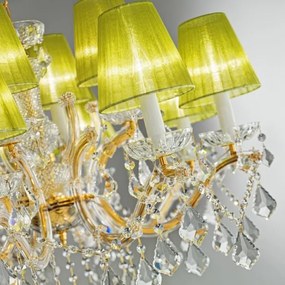 Kolarz 3149.88.3.KoT - Krištáľový luster MARIA LOUISE 8xE14/40W/230V 24K zlato
