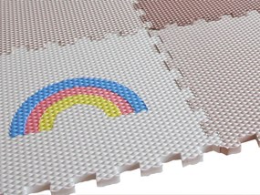 Penová podlaha na zem do detskej izby 12 dielov DÚHA