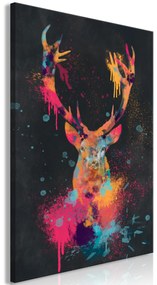 Artgeist Obraz - Spectacular Deer (1 Part) Vertical Veľkosť: 40x60, Verzia: Premium Print