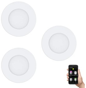 Eglo Eglo 900099-SADA 3x LED Stmievateľné kúpeľňové svietidlo FUEVA-Z  LED/2,8W/230V IP44 EG900099