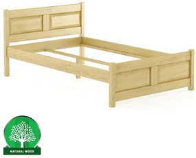 Posteľ buková LK109–140x200 prírodné