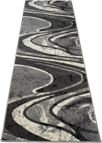TA Koberec 2640A TMAVO SIVÁ LACNÁ PP CRM Rozmer: 100x250 cm