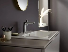 Hansgrohe Talis E, páková umývadlová batéria 150 s odtokovou súpravou s ťahadlom, chrómová, HAN-71754000