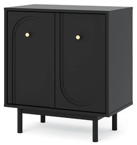 Komoda Mazoma 79 cm černá/zlatá