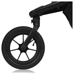 Lionelo - Športový kočík AZURA čierna/zelená