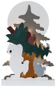 Eglo 411293 - LED Vianočná dekorácia FOREST FRIENDS 10xLED/0,03W/2xAA