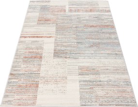 TA Koberec G498C WHITE/SALMON PORTLAND HIK Biely Obdĺžnikový Rozmer: 80x150 cm