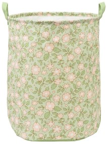 A Little Lovely Company - úložný kôš na hračky - kvetiny na šalviovej