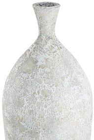 Váza Dafni 30x79cm biela sivá
