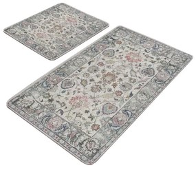 Sivé kúpeľňové predložky v súprave 2 ks 60x100 cm – Mila Home