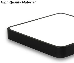 Brilagi - LED stropné svietidlo POOL SQUARE LED/48W/230V 3000/4500/6000K 50x50 cm čiern