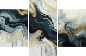 Obraz - Mramorovaná kresba (90x60 cm)