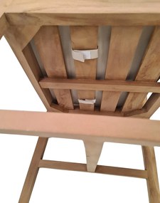 DEOKORK Záhradná teaková zostava WINSTON 1+4