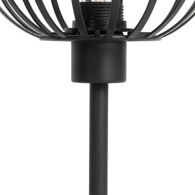 Dizajnová stolná lampa čierna - Johanna