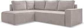 XXXLutz ROHOVÁ SEDAČKA, textil, sivá, biela MID.YOU - Sedačky - 001454003607