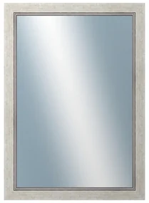 DANTIK - Zrkadlo v rámu, rozmer s rámom 50x70 cm z lišty CARRARA biela (2896)