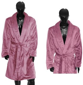 Župan z mikrovlákna Queen Ružový TiaHome - S