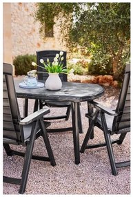 Livarno home Záhradný stôl Dallas, antracitová, 137 x 90 x 74 cm  (100387291)