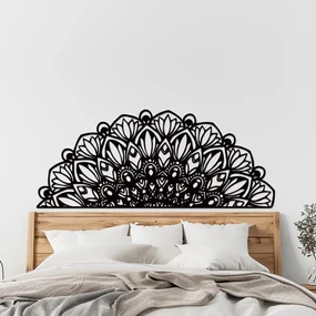 drevo zivota Drevená mandala KVÄŤ k posteli Farebný vzor: Dub Sonoma, Rozmery (cm): 90x38