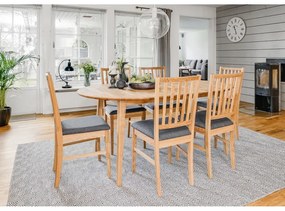 Hnedá dubová stolička Rowico Fillipa