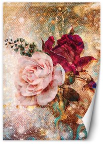 Gario Fototapeta Dve ružové ruže Materiál: Vliesová, Rozmery: 100 x 140 cm