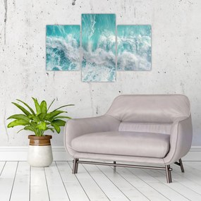 Obraz - Pohľad na vlny oceánu (90x60 cm)
