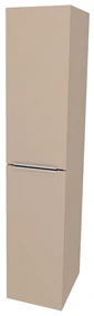 Mereo, Mereo Mailo, kúpeľňová skrinka vysoká 170 cm, chróm madlo, Multidecor, Šedý kameň, MER-CN594LPSEKA
