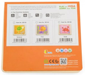 Puzzle na podložke Viga 50146 krab