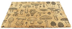 Rohožka z kokosového vlákna 40x60 cm Mushrooms – Artsy Doormats