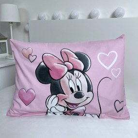 Jerry Fabrics Obliečky do postieľky 100x135 + 40x60 cm - Minnie "Powder pink"