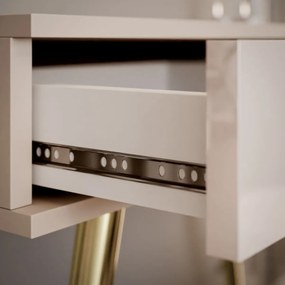 KONZOLA KATHLEEN KAŠMÍR LESKLÝ NA ZLATÝCH NOŽIČKÁCH