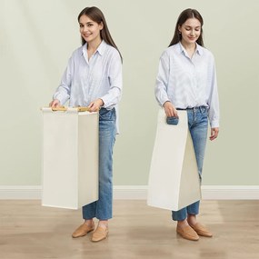 Kôš na bielizeň s dvoma priehradkami