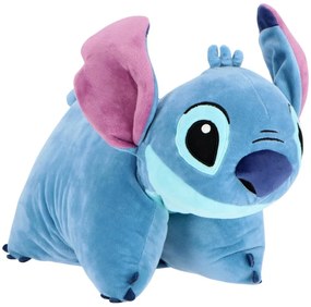Multifunkčný relaxačný vankúš Stitch - licencia Lilo &amp; Stitch - 2v1 vankúš 45x36 cm aj plyšová hračka