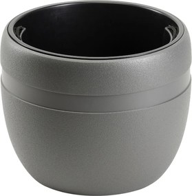 PLASTOVÝ KVETINÁČ LUNA CLASSIC 40X32 CM ANTRACITOVÁ