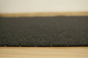 Metrážny koberec Nop Grass 78 antracit - Výpredaj