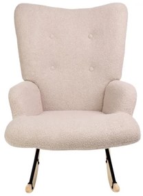 Hojdacie kreslo MOSS TEDDY BOUCLE béžové 856704