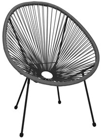 Záhradné kreslo oválne, výška 87 cm Springos - GF0086