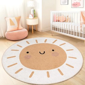 Prateľný detský koberec ø150 cm Sunny World – Mila Home