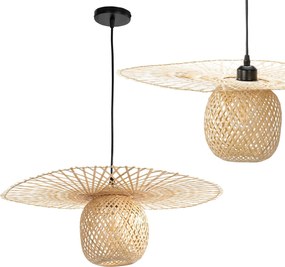 Toolight Toolight, závesné svietidlo Natural 1xE27 APP881-1CP, prírodná, OSW-05241