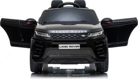 LEAN CARS Elektrické autíčko Range Rover Evoque čierne lakované