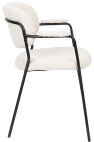 Biele jedálenské stoličky v súprave 2 ks Jolien – White Label